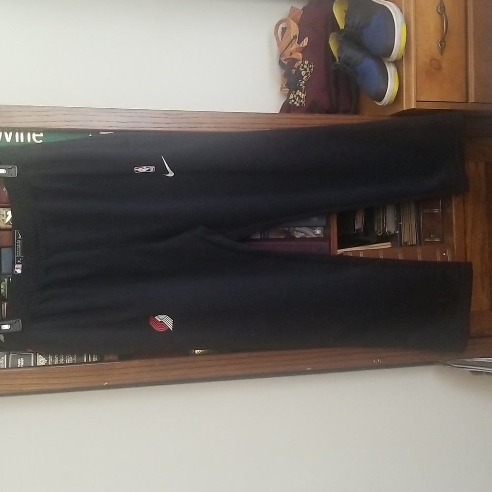Nike Portland Trail Blazers NBA Authentic warmup pants black XL